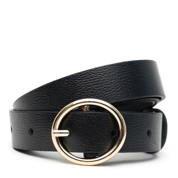 Ремень женский кожаный JZ SB-JZV1DW01-black
