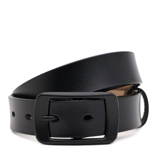 Ремень женский кожаный JZ SB-JZCV1ZK-001bl-black