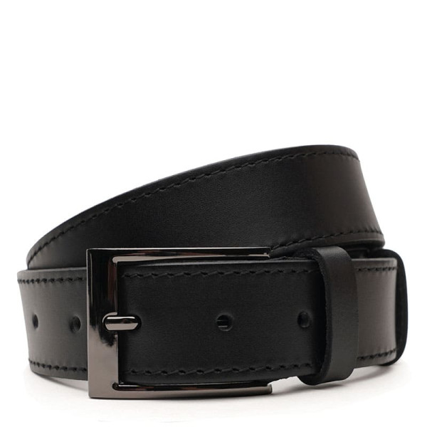 Ремень мужской кожаный JZ SB-JZV1115FX09-black