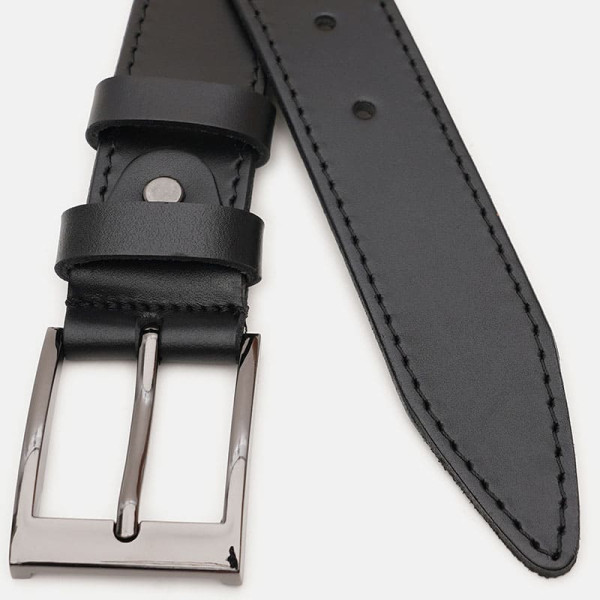Ремень мужской кожаный JZ SB-JZV1115FX09-black