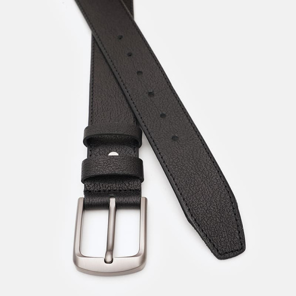 Ремень мужской кожаный JZ SB-JZV1115DPL05-black