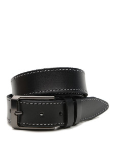 Ремень мужской кожаный JZ SB-JZV1115GX41-black