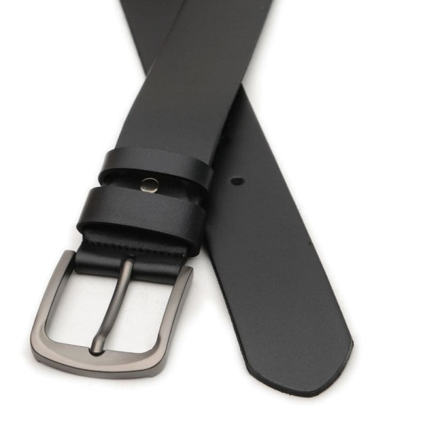 Ремень мужской кожаный JZ SB-JZV1115GX22-black
