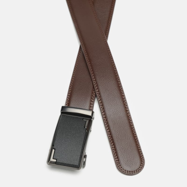 Ремень мужской кожаный JZ SB-JZCV1587-1-brown