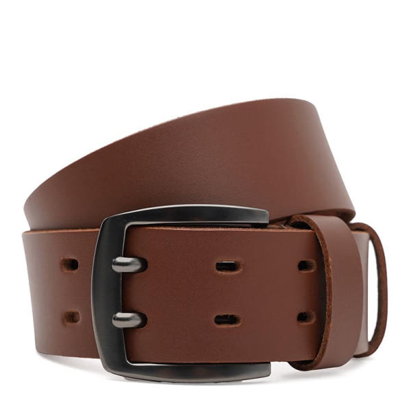 Ремень мужской кожаный JZ SB-JZ115v1fx117-l.brown