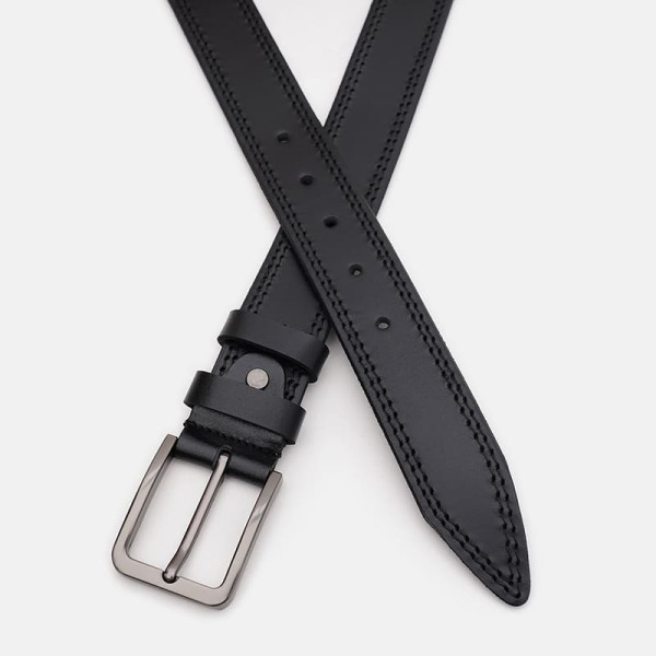 Ремень мужской кожаный JZ SB-JZ115v1fx69-black