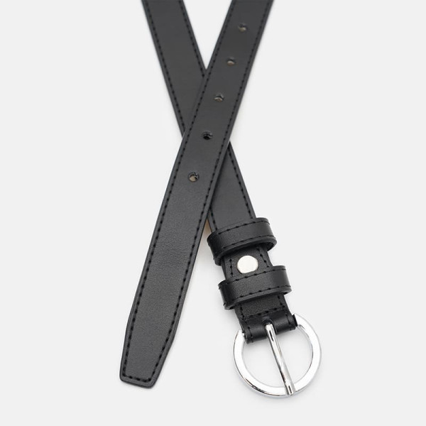 Ремень женский кожаный JZ SB-JZ1FP9298bl-black