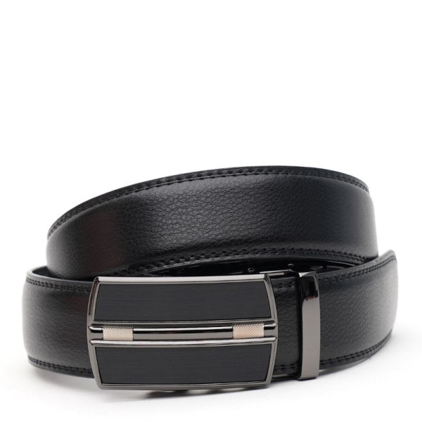Ремень мужской кожаный JZ SB-JZV1GKX04-black