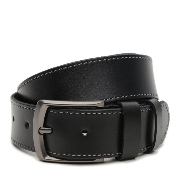 Ремень мужской кожаный JZ SB-JZV1125GX38-black