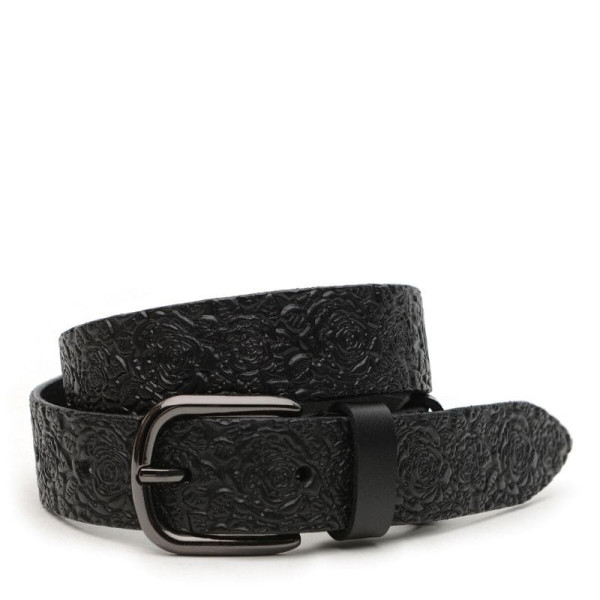 Ремень женский кожаный JZ SB-JZV1100GX25-black