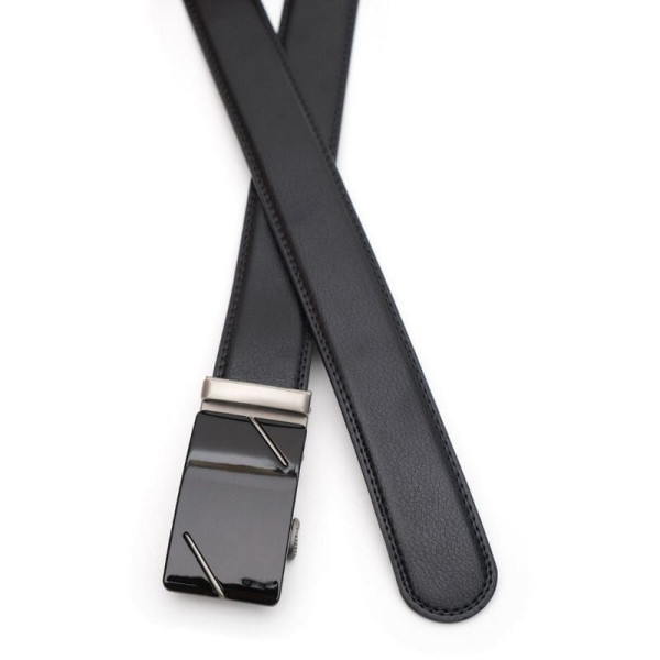 Ремень мужской кожаный JZ SB-JZV1GKX45-black