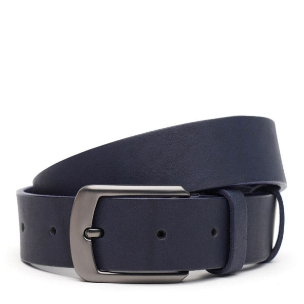 Ремень мужской кожаный JZ SB-JZV1115GX43-navy