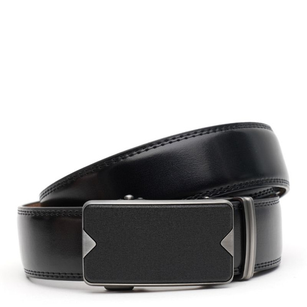 Ремень мужской кожаный JZ SB-JZV1GKX13-black