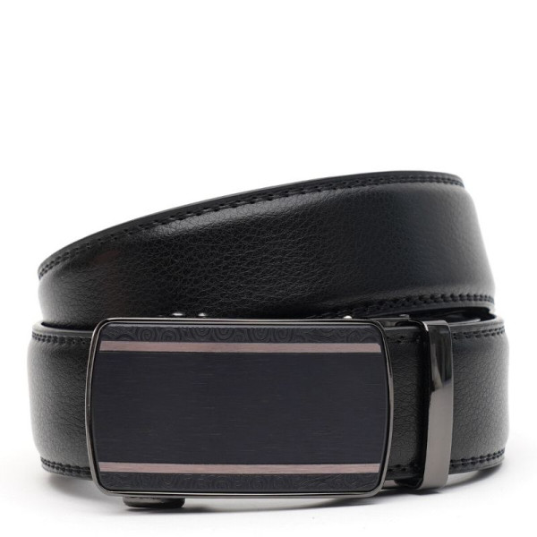 Ремень мужской кожаный JZ SB-JZV1GKX26-black
