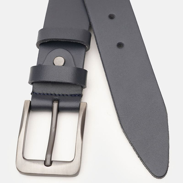 Ремень мужской кожаный JZ SB-JZV1125FX38-navy
