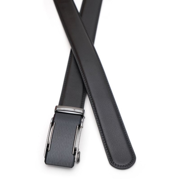 Ремень мужской кожаный JZ SB-JZV1GKX24-black