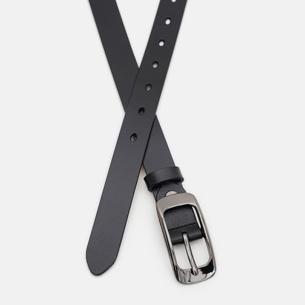 Ремень женский кожаный JZ SB-JZCV1ZK-015bl-black