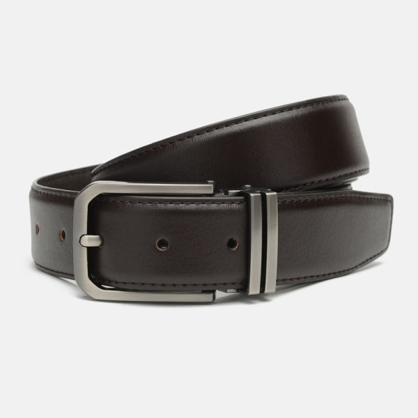 Ремень мужской кожаный JZ SB-JZCV1622-3-brown