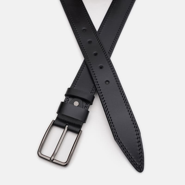 Ремень мужской кожаный JZ SB-JZ150v1fx67-black