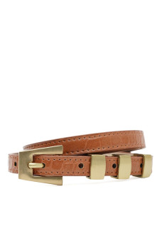 Ремень женский кожаный JZ SB-JZ1FP9295br-brown
