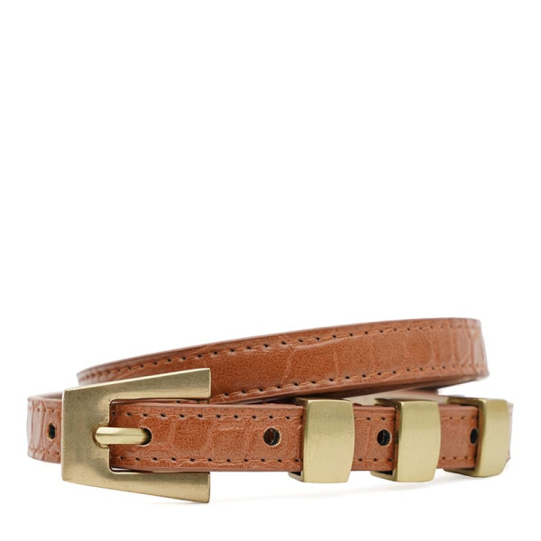 Ремень женский кожаный JZ SB-JZ1FP9295br-brown