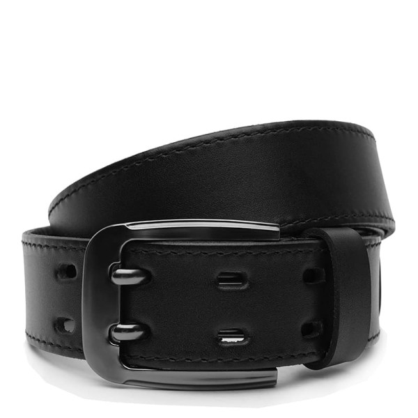 Ремень мужской кожаный JZ SB-JZV1125FX25-black