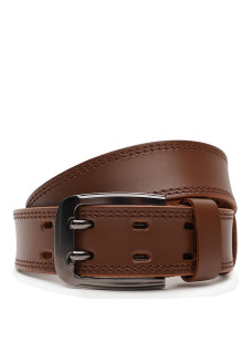 Ремень мужской кожаный JZ SB-JZV1125FX24-brown