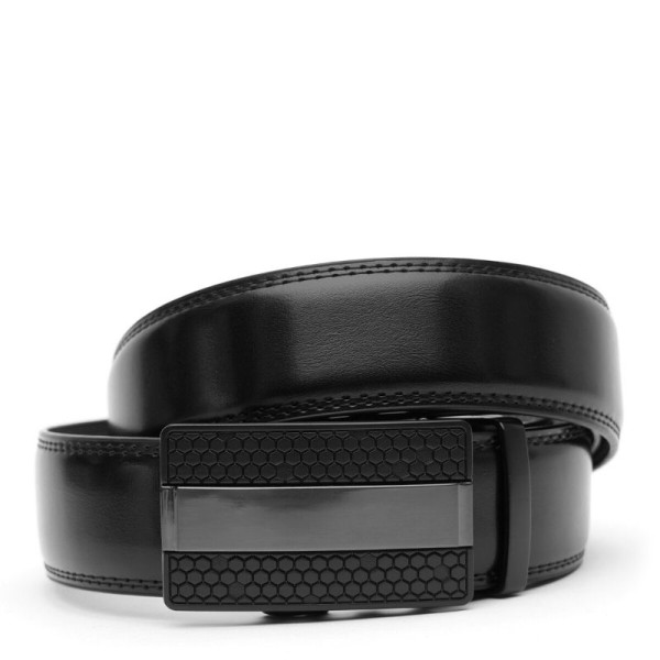 Ремень мужской кожаный JZ SB-JZV1GKX09-black