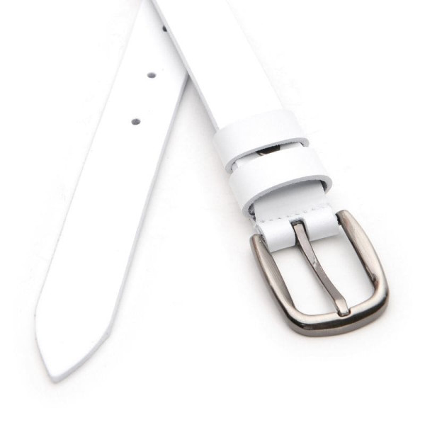 Ремень женский кожаный JZ SB-JZv10110GX31-white