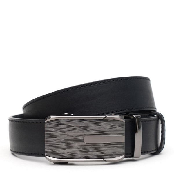 Ремень мужской кожаный JZ SB-JZV1115GX45-black