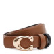Ремень женский кожаный JZ SB-JZCV1ZK-119br-brown/black