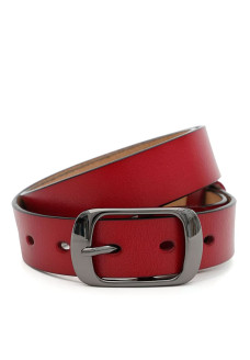 Ремень женский кожаный JZ SB-JZCV1ZK-008c-red