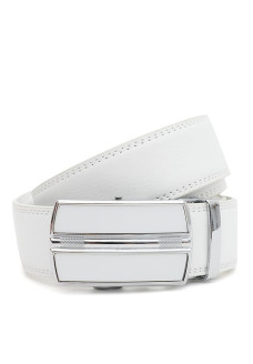 Ремень мужской кожаный JZ SB-JZV1GKX04w-white