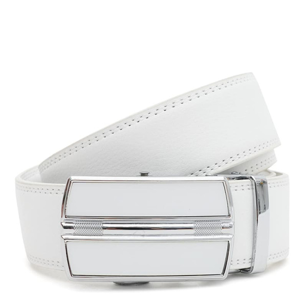 Ремень мужской кожаный JZ SB-JZV1GKX04w-white