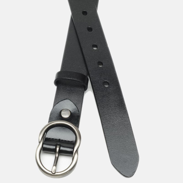 Ремень женский кожаный JZ SB-JZCV1ZK-002-black