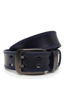 Ремень мужской кожаный JZ SB-JZV1115FX23-navy