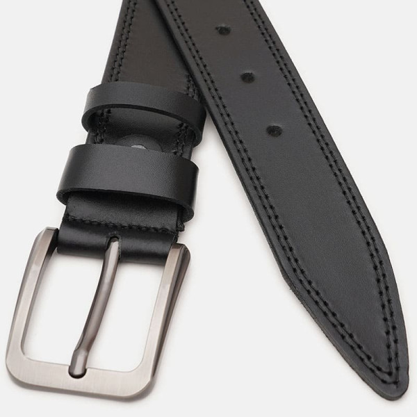 Ремень мужской кожаный JZ SB-JZV1115FX16-black