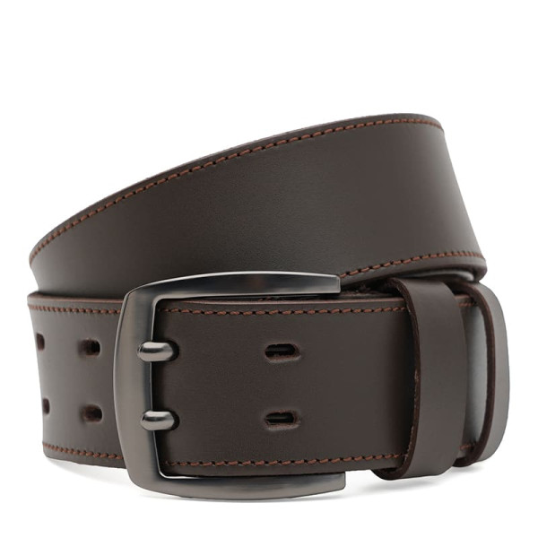 Ремень мужской кожаный JZ SB-JZ115v1fx116-brown