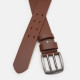 Ремень мужской кожаный JZ SB-JZ115v1fx117-l.brown