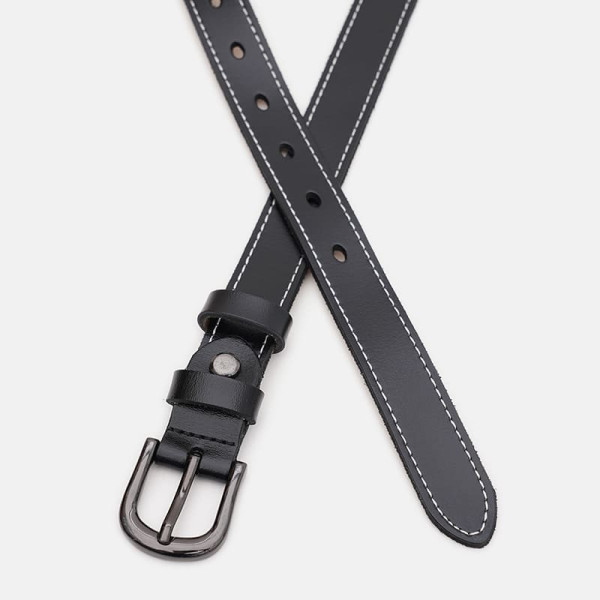 Ремень женский кожаный JZ SB-JZCV1ZK-007bl-black