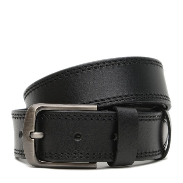 Ремень мужской кожаный JZ SB-JZV1125GX11-black