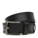 Ремень мужской кожаный JZ SB-JZV1125GX11-black