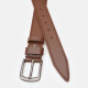 Ремень мужской кожаный JZ SB-JZV1115FX58-brown