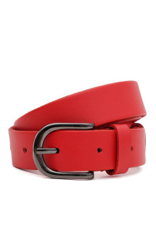 Ремень женский кожаный JZ SB-JZ100v1genw40-red