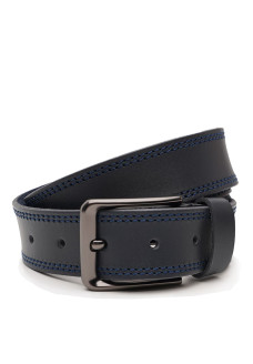 Ремень мужской кожаный JZ SB-JZV1125FX56-navy