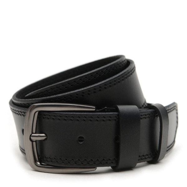 Ремень мужской кожаный JZ SB-JZV1115GX24-black