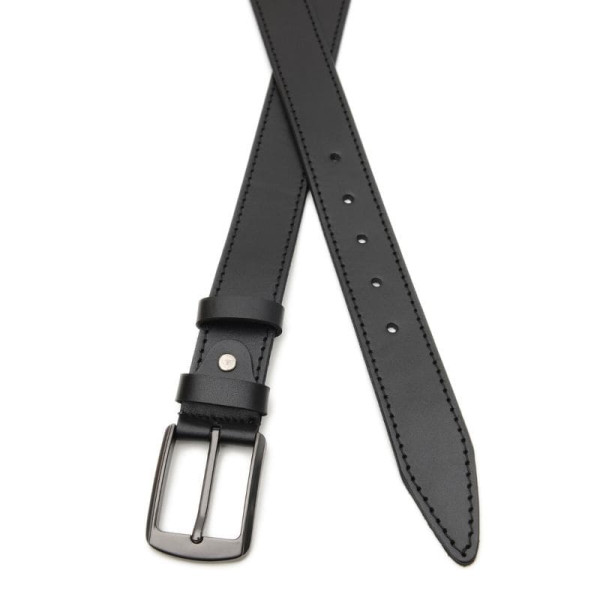Ремень мужской кожаный JZ SB-JZV1115GX18-black