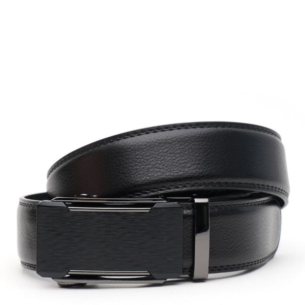 Ремень мужской кожаный JZ SB-JZV1GKX24-black