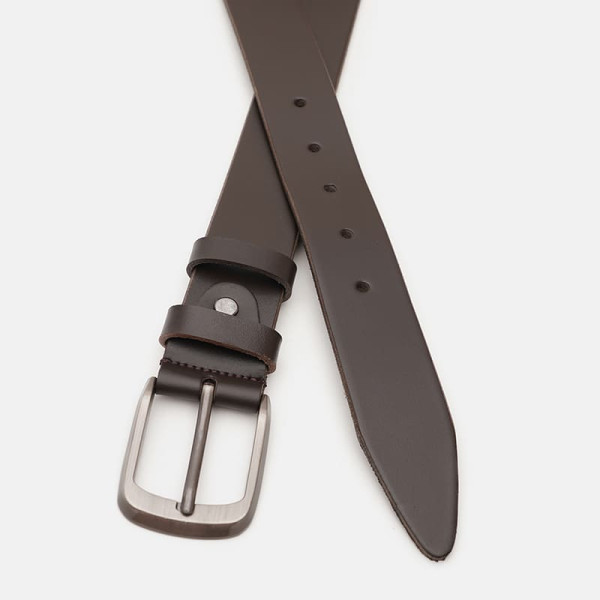 Ремень мужской кожаный JZ SB-JZV1125FX03-brown