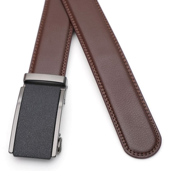 Ремень мужской кожаный JZ SB-JZV1GKX35-brown
